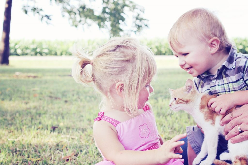 Pet are good friends to your kids